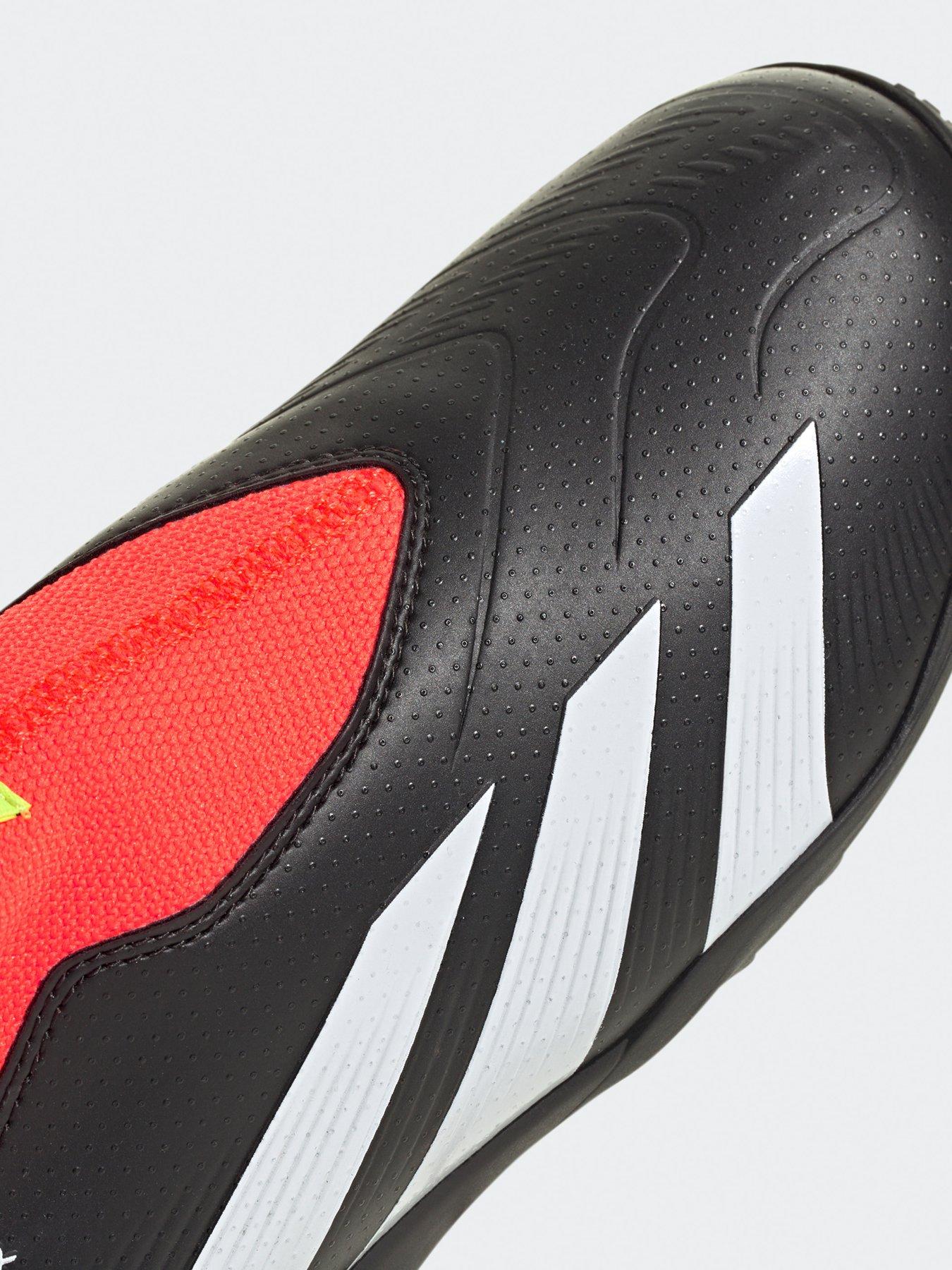 Image 6 of 6 of adidas Junior Predator 24 League Laceless Turf&nbsp;Football&nbsp;Boots&nbsp;- Black/White