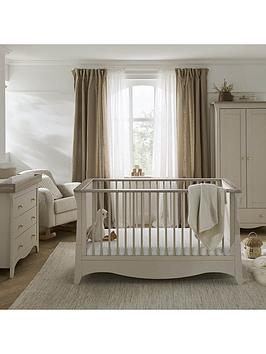 Product photograph of Cuddleco Clara 3-piece Nursery Furniture Set - Cashmere Ash from very.co.uk