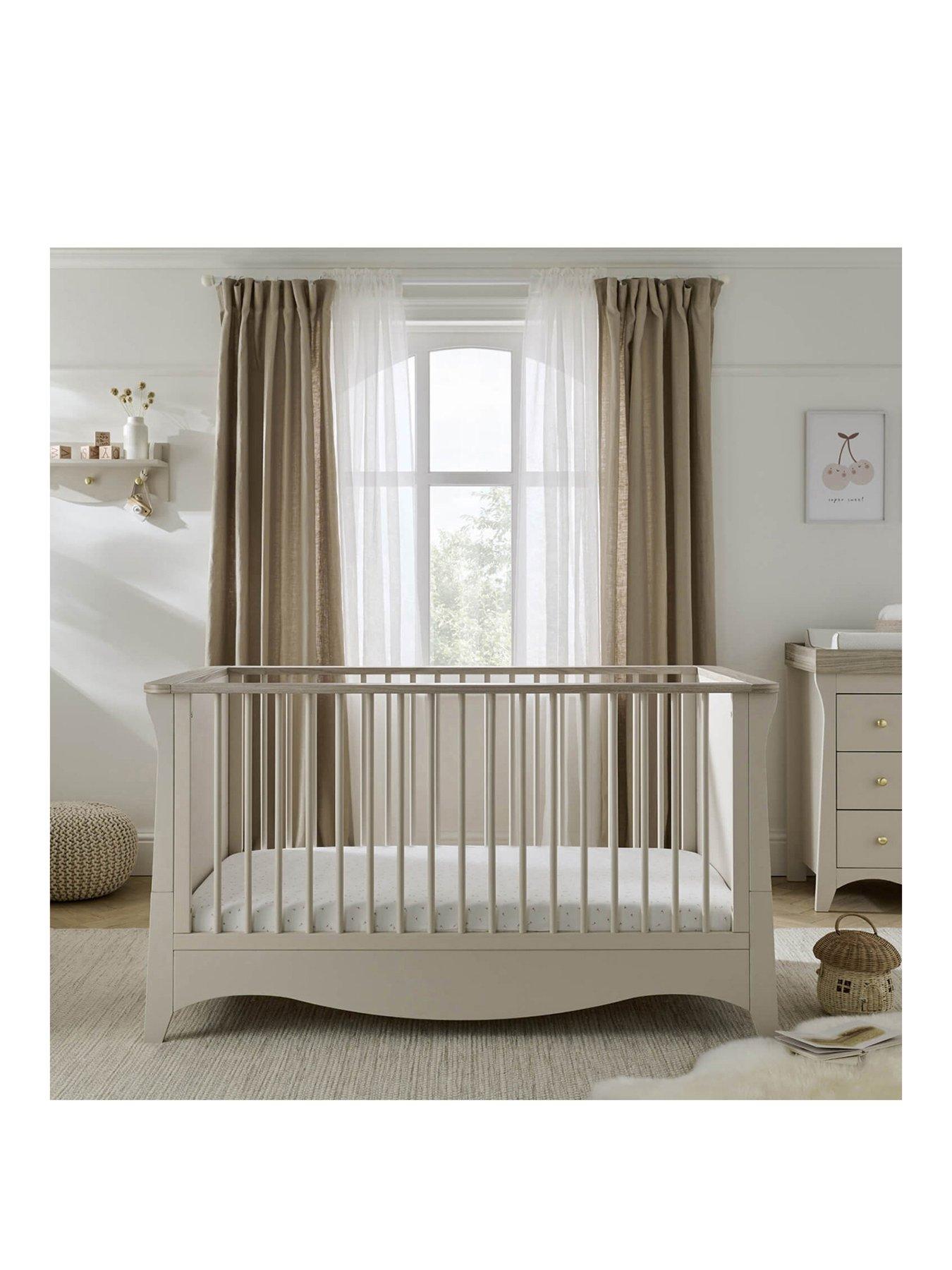 Image 2 of 7 of CuddleCo Clara 2 Piece Nursery Furniture Set- Cashmere/Ash
