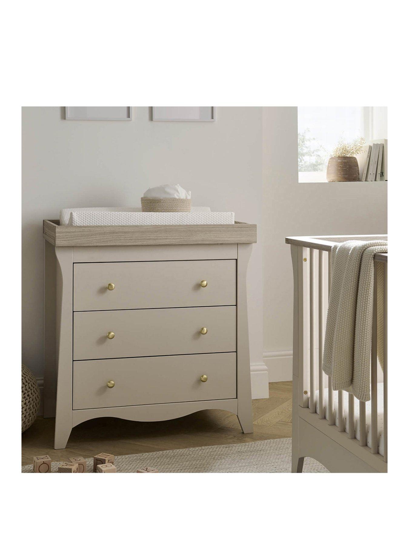 Image 3 of 7 of CuddleCo Clara 2 Piece Nursery Furniture Set- Cashmere/Ash