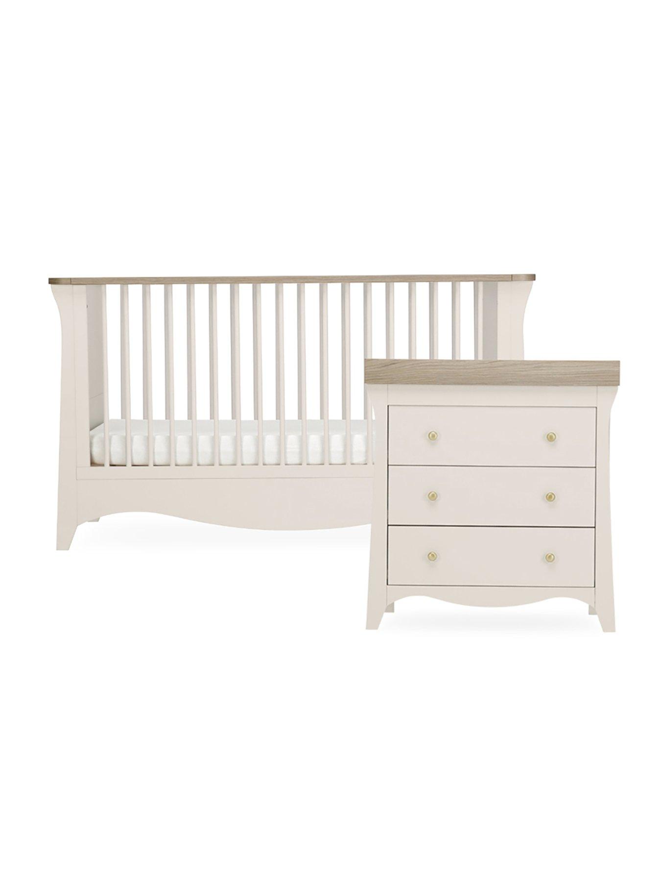 Image 4 of 7 of CuddleCo Clara 2 Piece Nursery Furniture Set- Cashmere/Ash