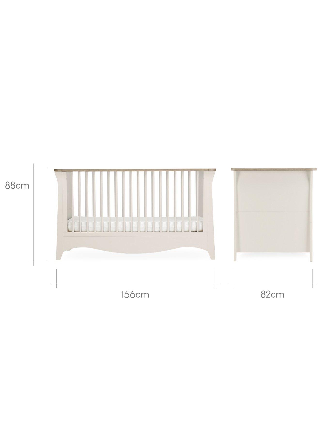 Image 5 of 7 of CuddleCo Clara 2 Piece Nursery Furniture Set- Cashmere/Ash