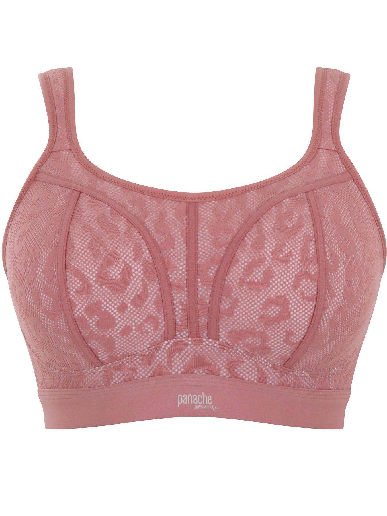 Image 4 of 4 of Panache Non Wired Sports Bra Sienna - Red