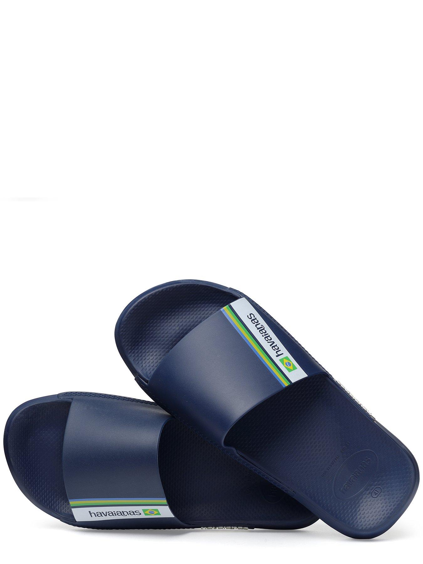 Image 4 of 7 of Havaianas Brasil Slider - Navy