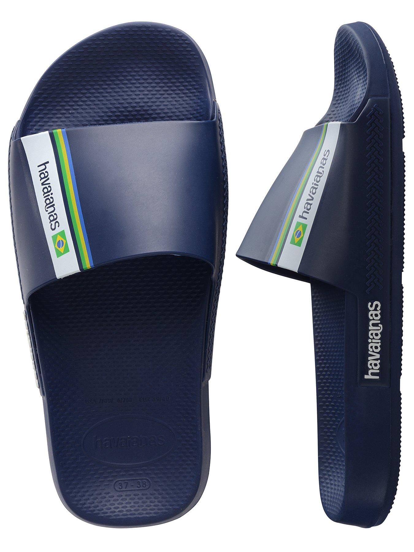 Image 5 of 7 of Havaianas Brasil Slider - Navy