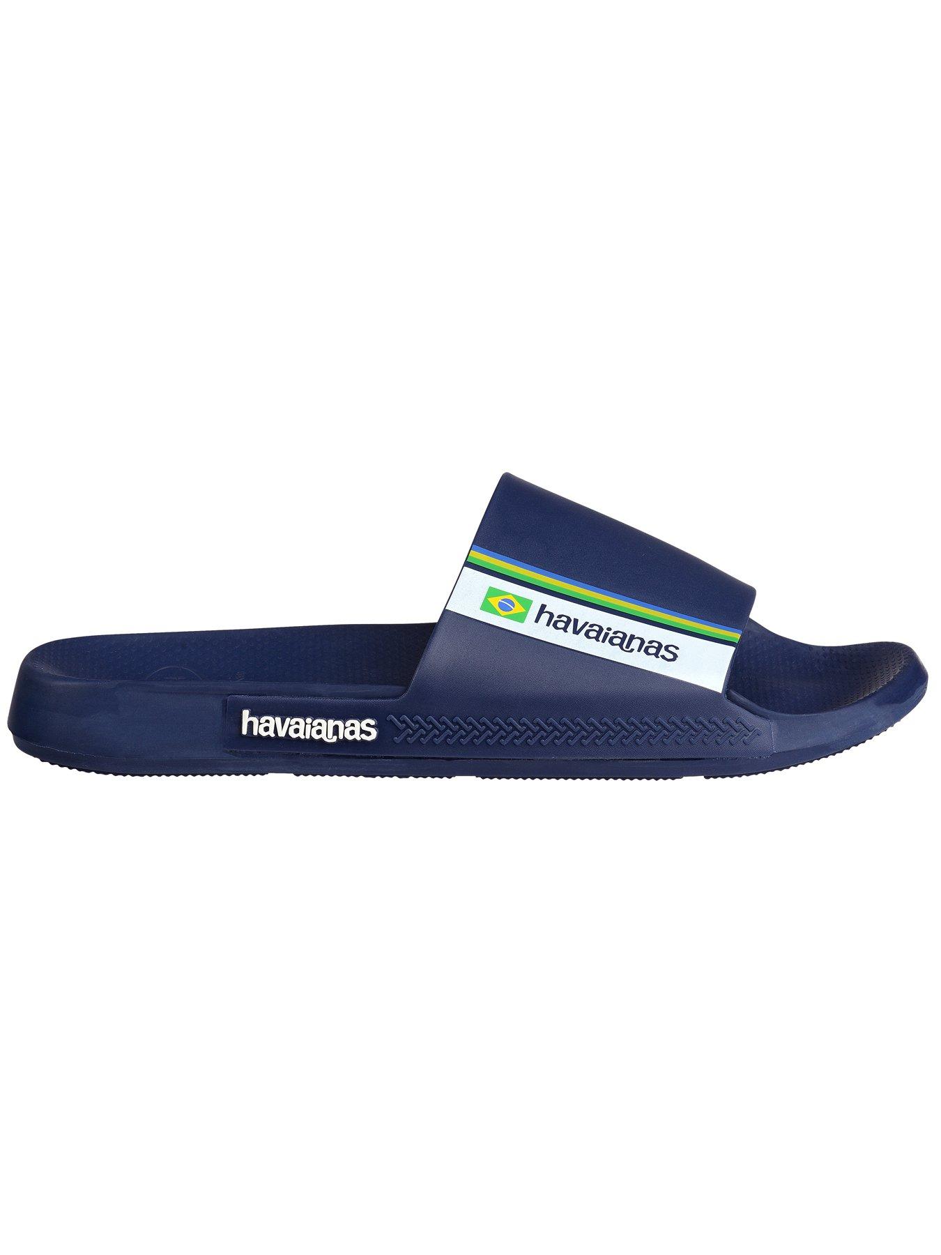 Image 6 of 7 of Havaianas Brasil Slider - Navy