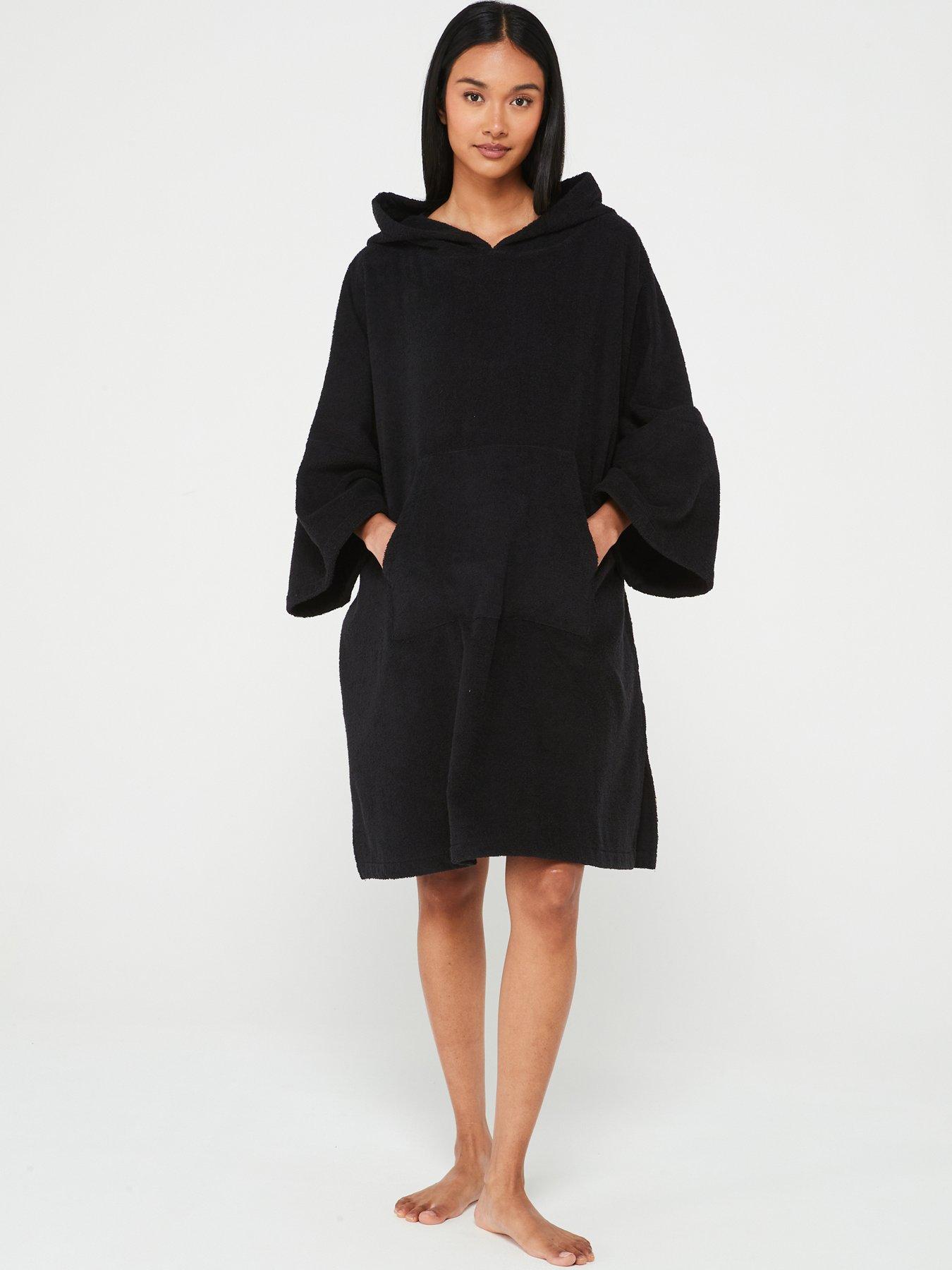 v-by-very-unisex-hooded-towelling-robe-black