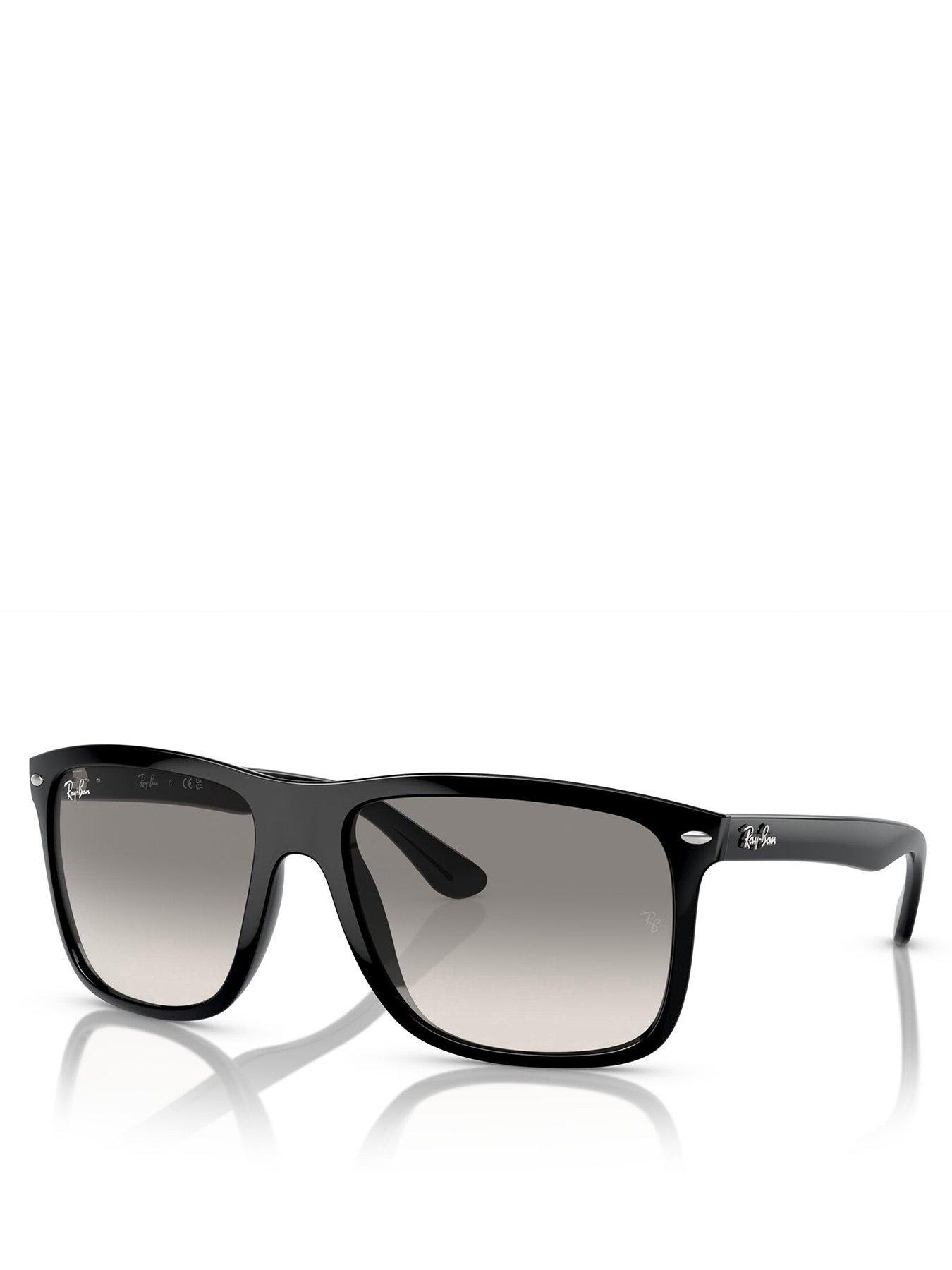 Ray-Ban 0RB4547 Rectangle Sunglasses - Black