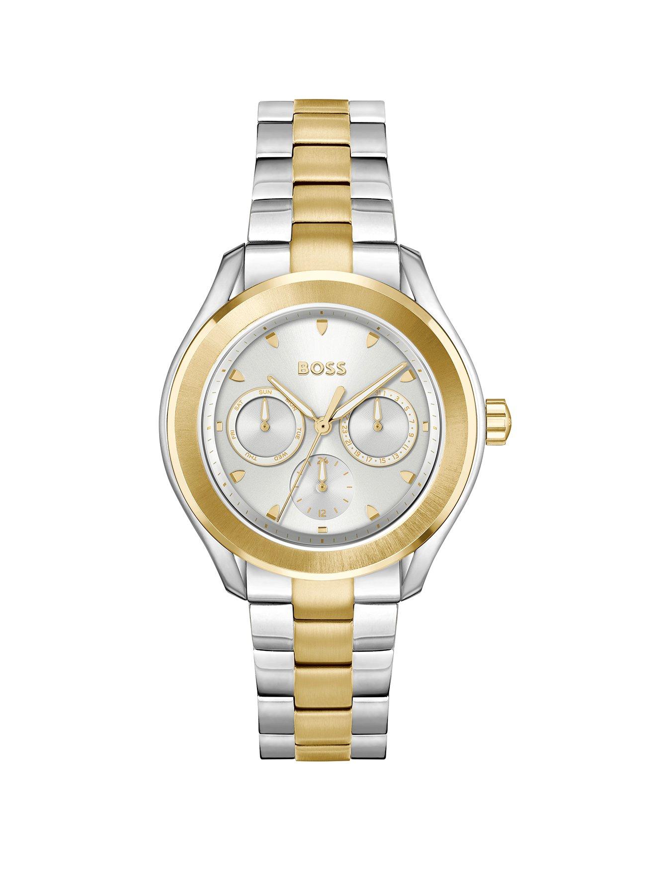 BOSS Ladies Lida Multifunction Two Tone Bracelet Watch