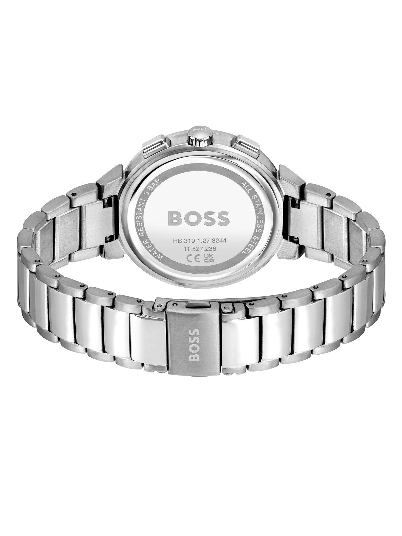 Image 3 of 6 of BOSS Ladies One Stainless Steel Watch with Bright Turquoise Dial