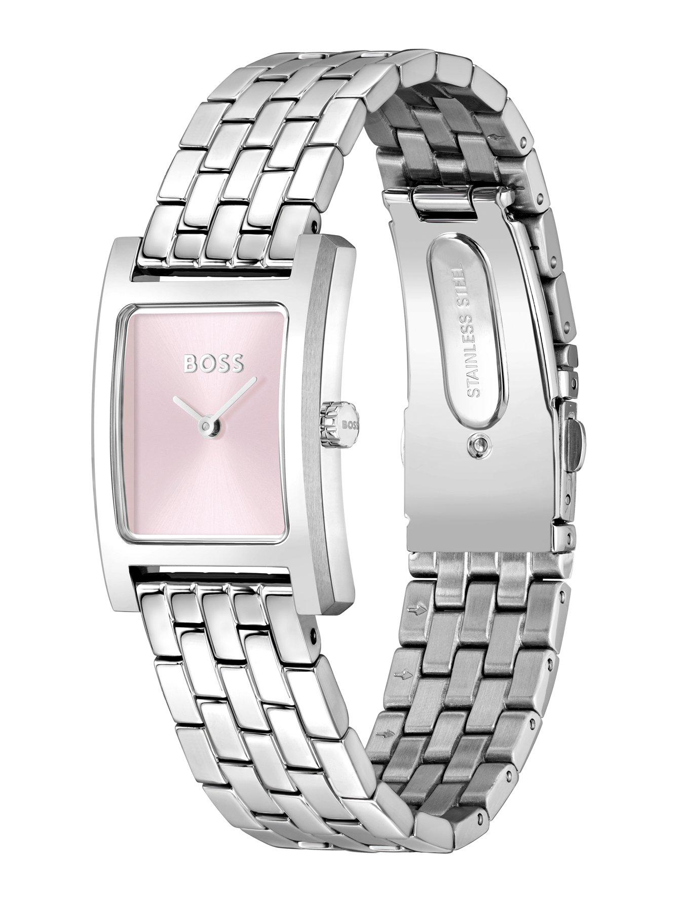 Image 3 of 6 of BOSS Ladies Lucy Stainless Steel Tank Watch