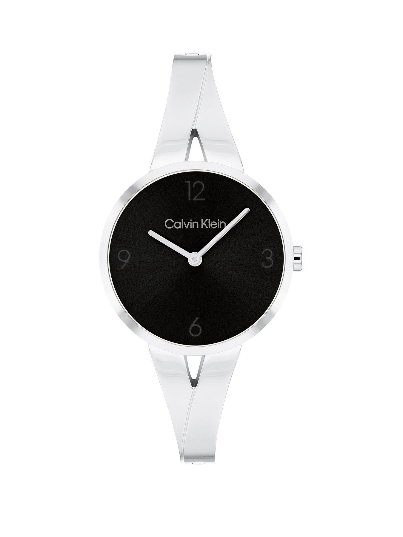 undefined Women's Calvin Klein stainless steel bangle watch