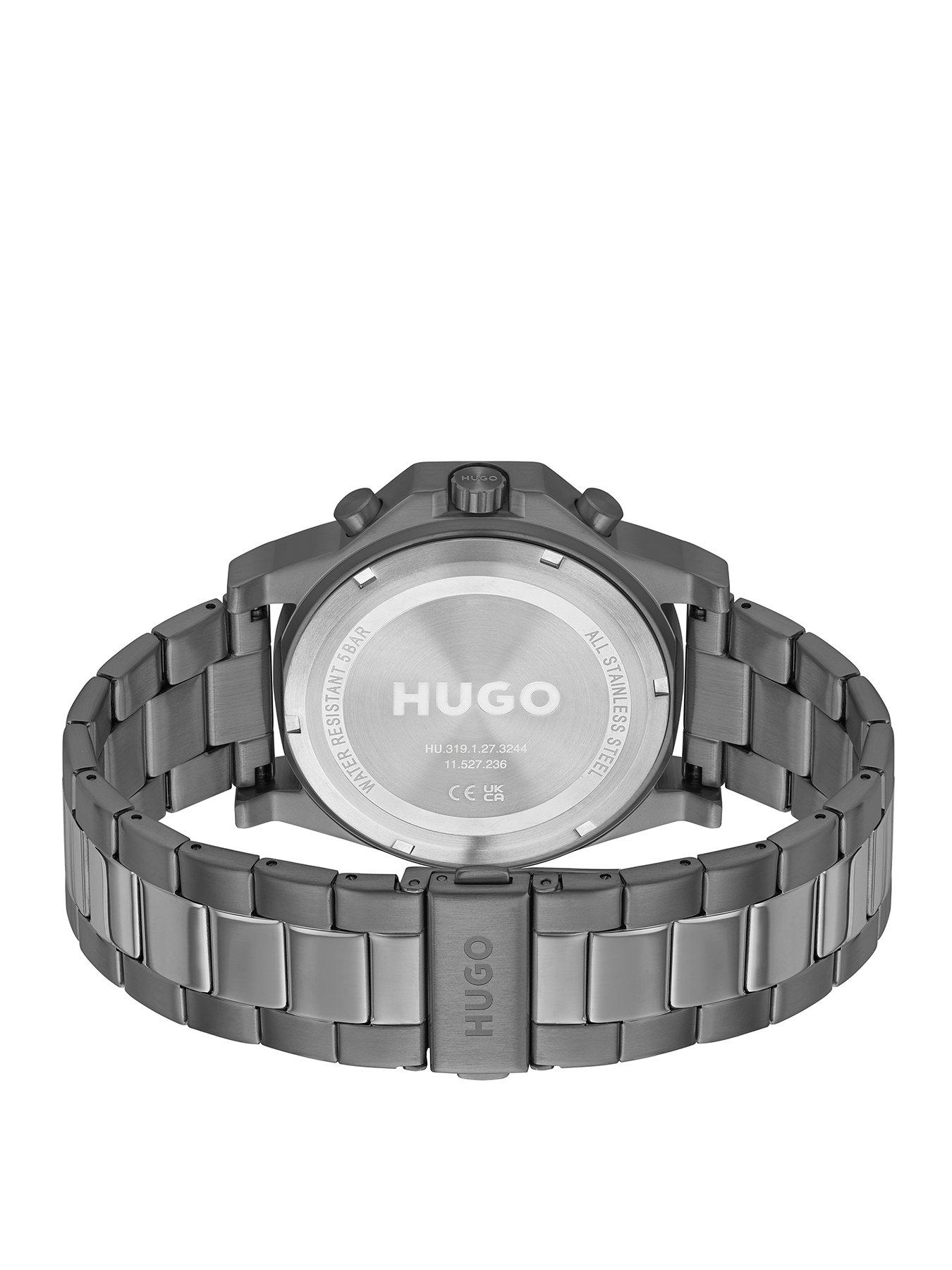 Image 2 of 6 of HUGO Gents #BRAVE Grey IP Watch