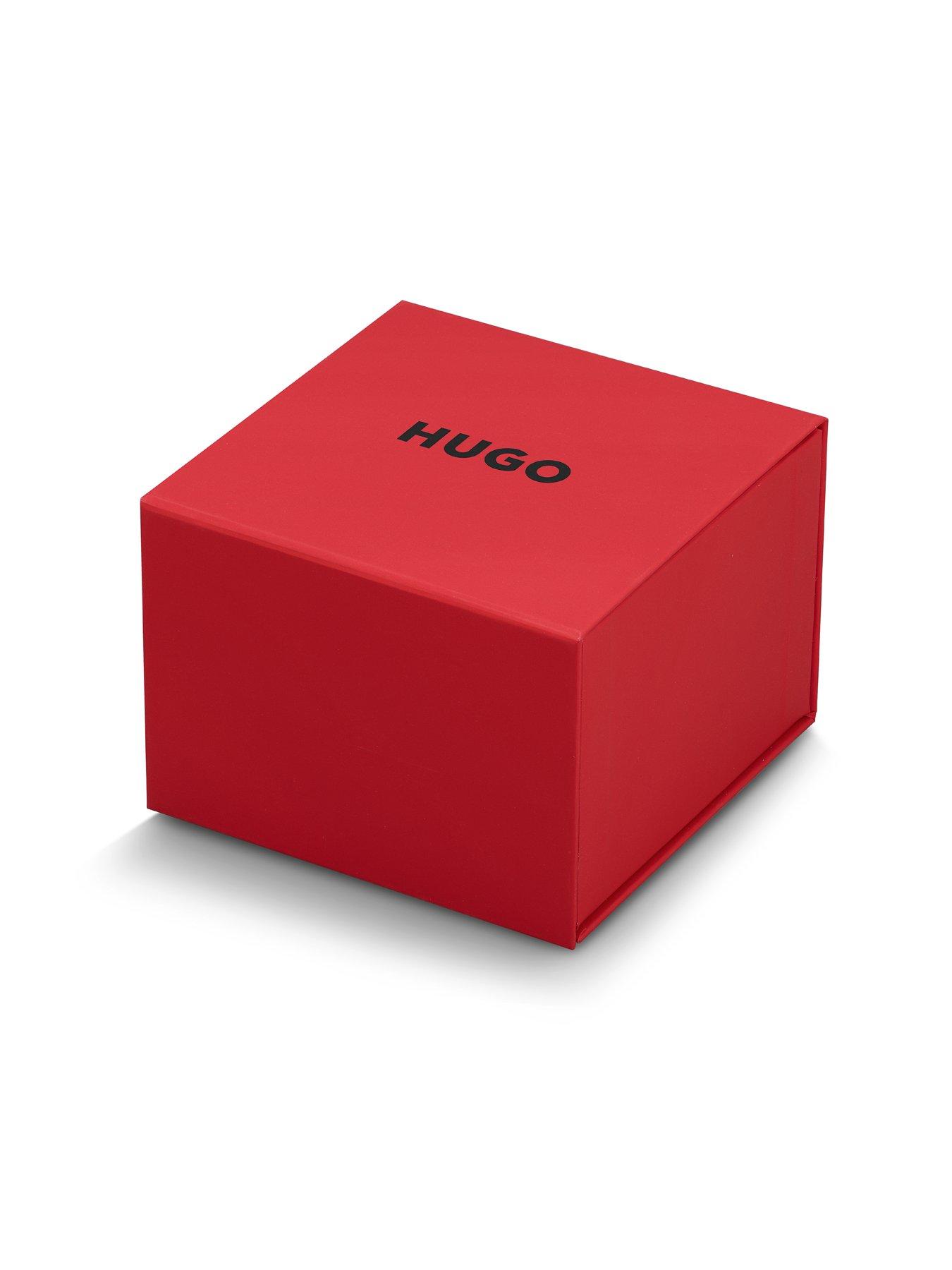 Image 4 of 6 of HUGO Gents #BRAVE Grey IP Watch