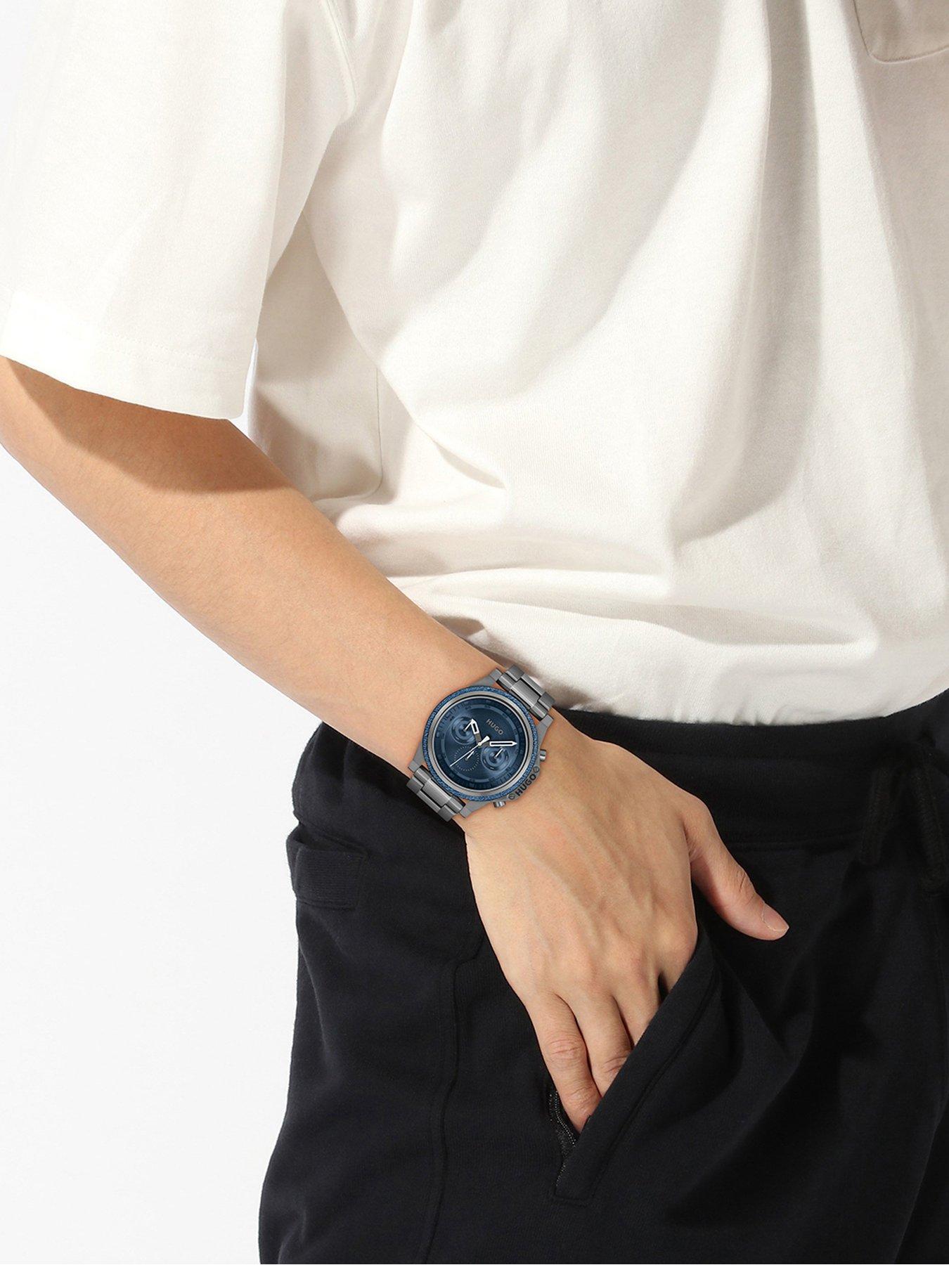 Image 6 of 6 of HUGO Gents #BRAVE Grey IP Watch