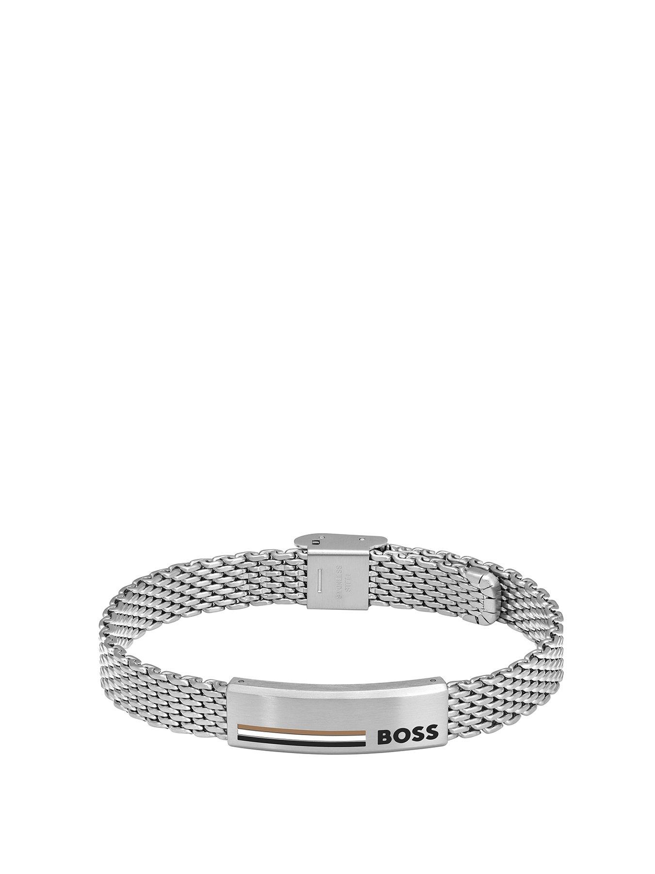 undefined Gents Alen Stainless Steel Mesh Bracelet