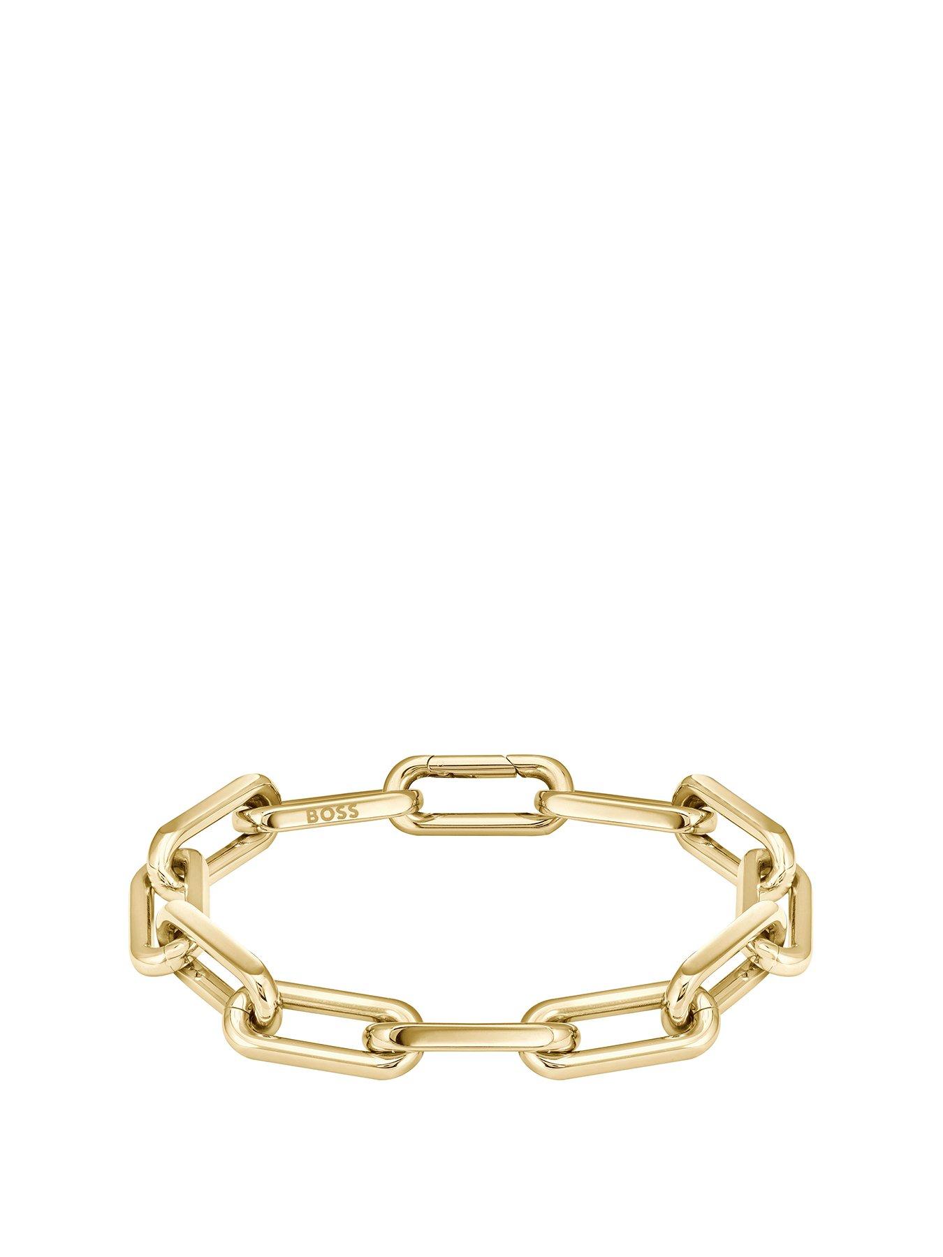 undefined Ladies Halia Light Yellow Gold Linked Bracelet