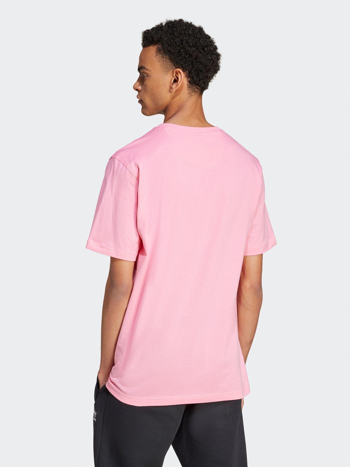 Mens Short Sleeve T Shirt Pink