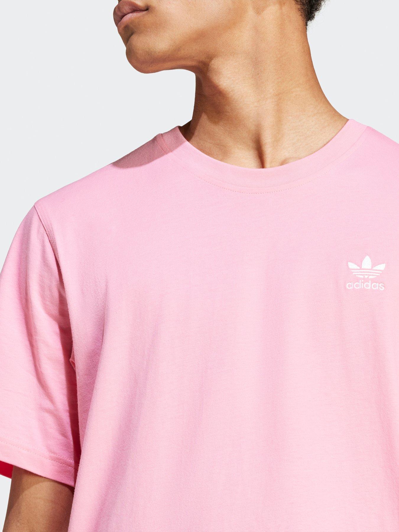 Mens Short Sleeve T Shirt Pink