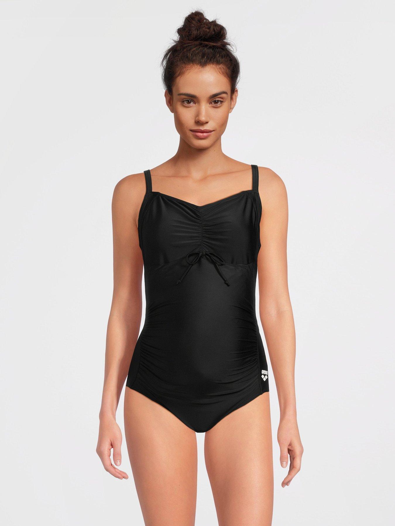 undefined Womens Maternity Swimsuit-black