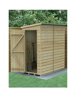 Product photograph of Forest Beckwood 6x3 Pent Shed - No Window from very.co.uk