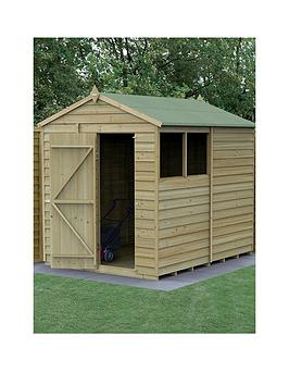 Product photograph of Forest 6x8 Apex Shed - No Window from very.co.uk