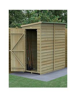 Product photograph of Forest 6x3 Pent Shed - No Window from very.co.uk