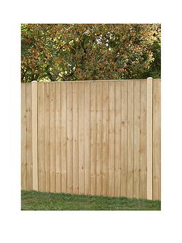 Product photograph of Forest 6ft X 6ft 1 83m X 1 85m Closedboard Fence Panel - Pack Of 20 from very.co.uk