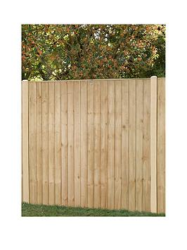 Product photograph of Forest 6ft X 6ft 1 83m X 1 85m Closedboard Fence Panel - Pack Of 3 from very.co.uk