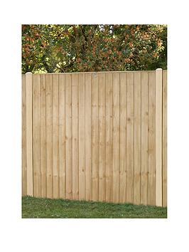 Product photograph of Forest 6ft X 6ft 1 83m X 1 85m Closedboard Fence Panel - Pack Of 4 from very.co.uk