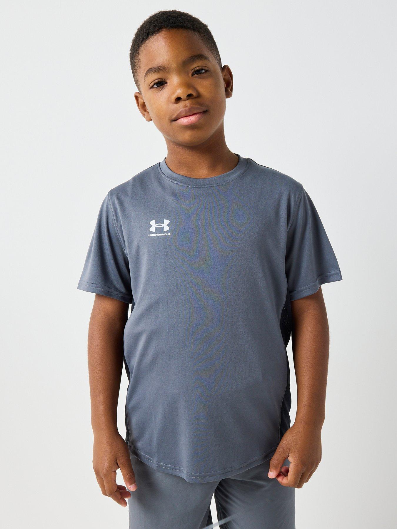 Image 5 of 6 of UNDER ARMOUR Boys Challenger Train T-shirt -grey