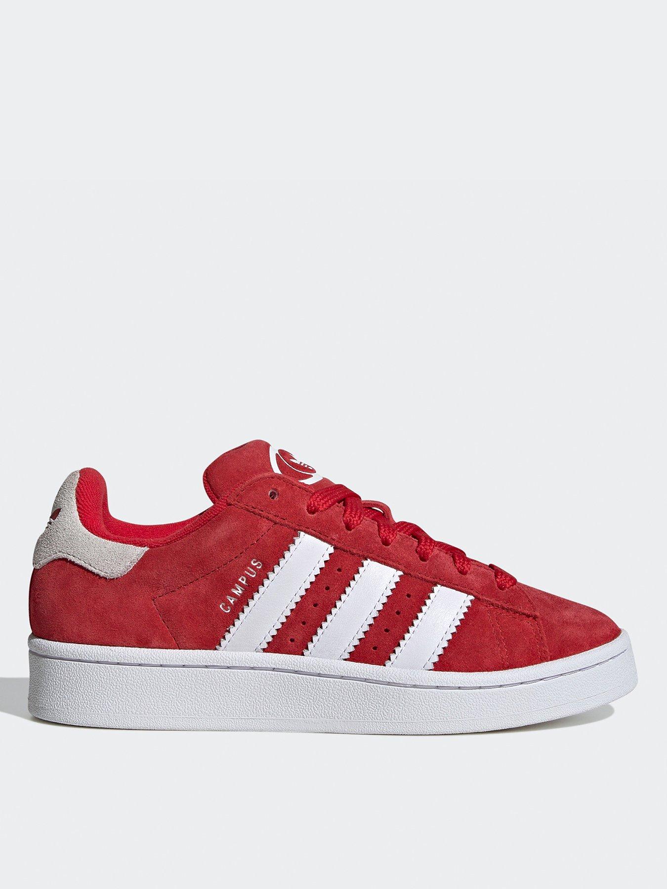 undefined Junior Boys Campus 00s Trainers - Red/White