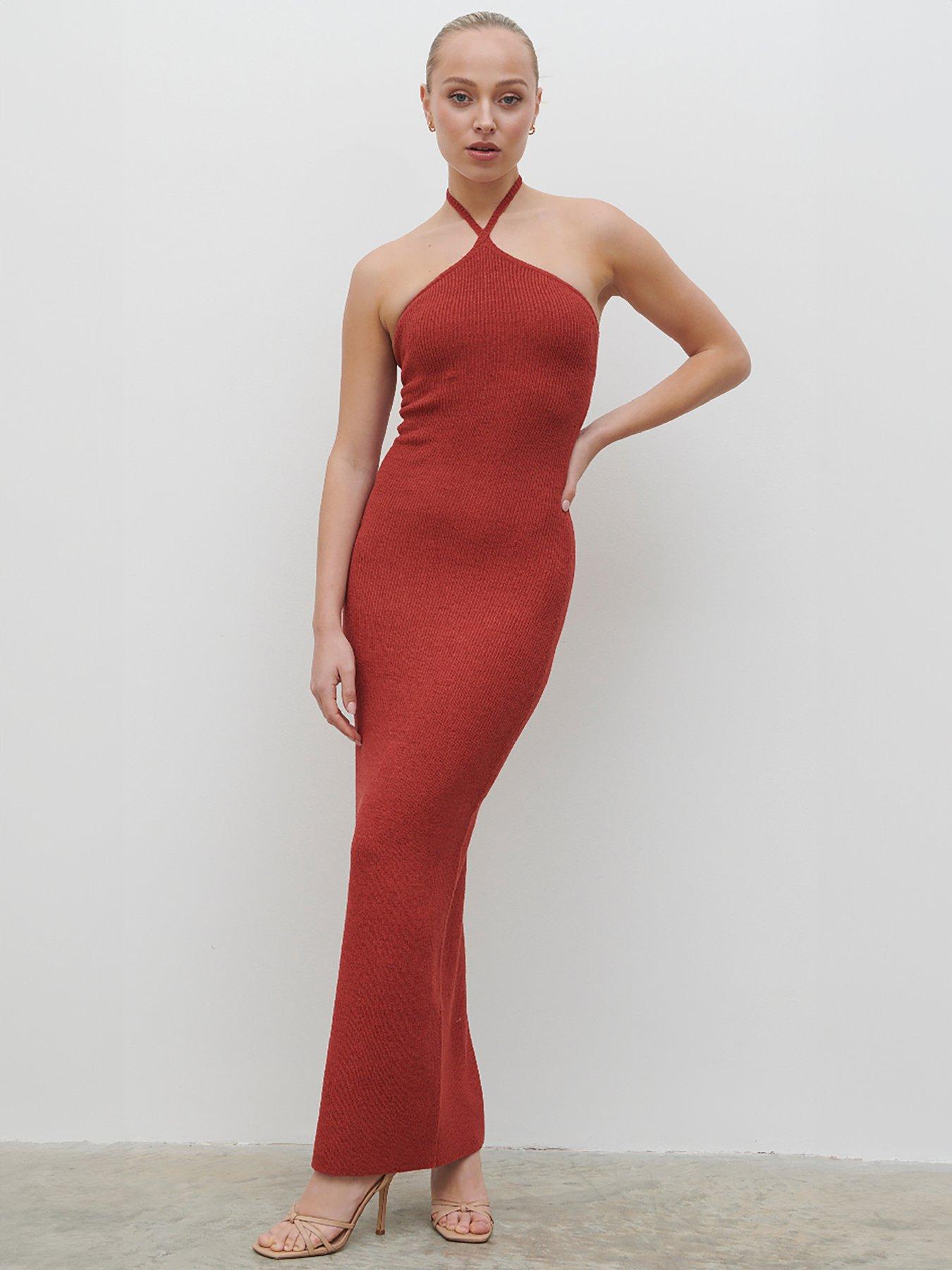 Lavish Premium Red Sheer Lace Corset Dress