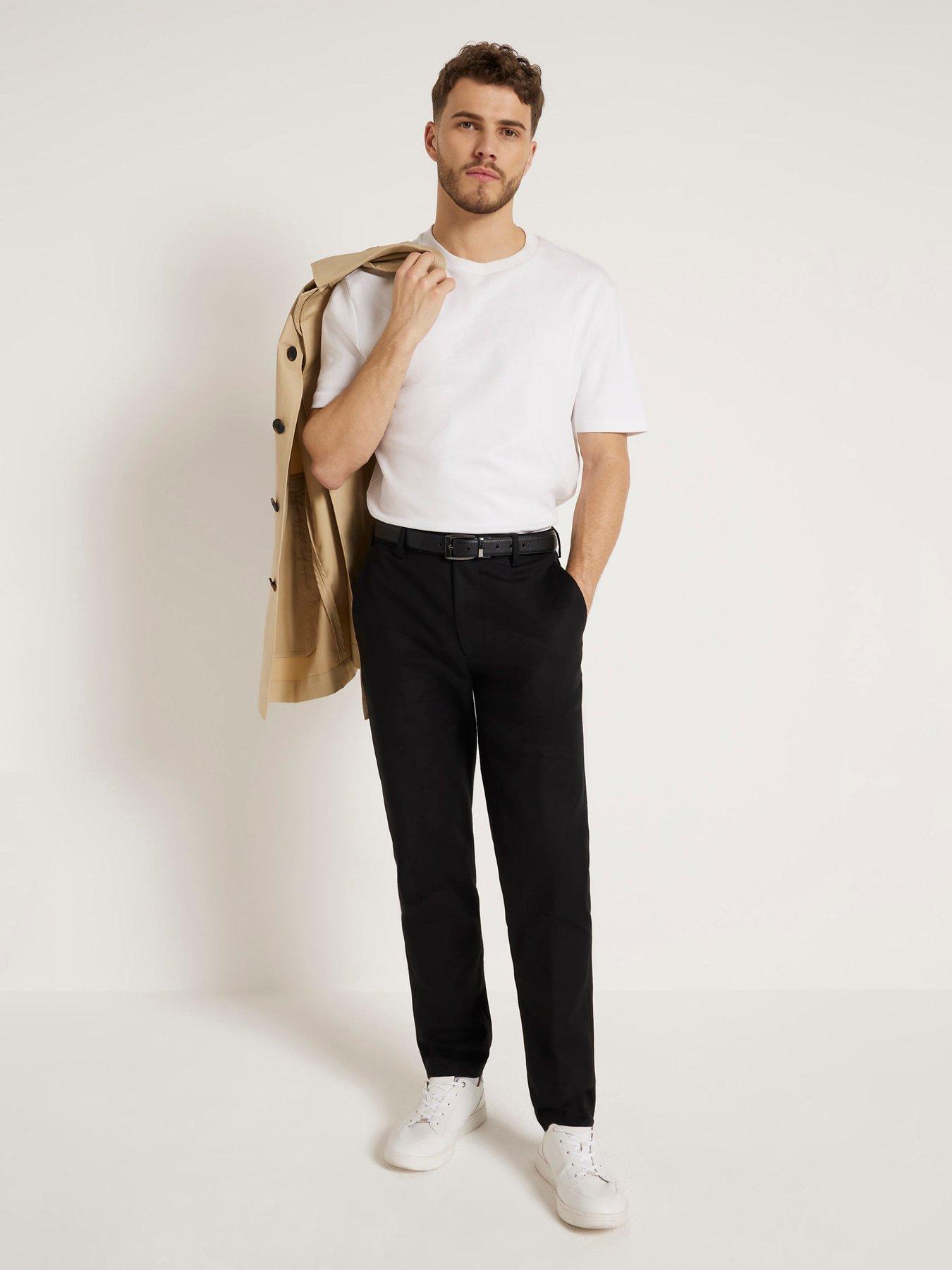 undefined Core Slim Chinos Extended Waistband - Black