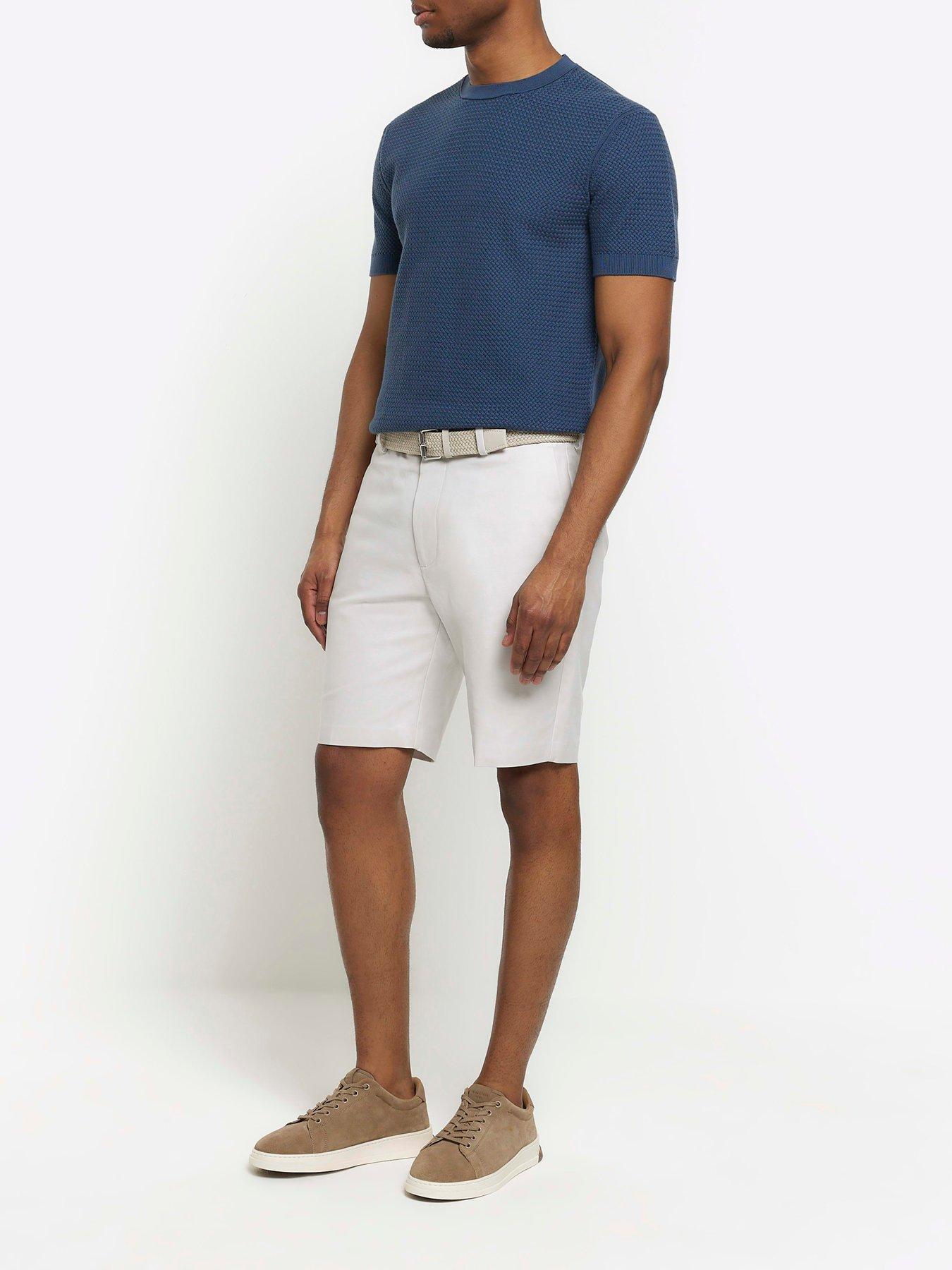 River Island Core Decal Chino Shorts Slim Fit Very
