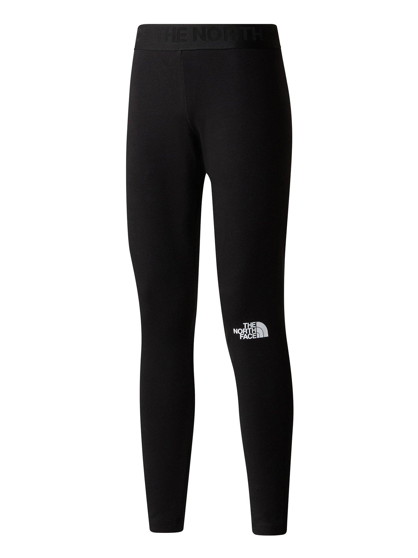 THE NORTH FACE Girls Everyday Leggings - Black, Black, Size S=7-8 Years