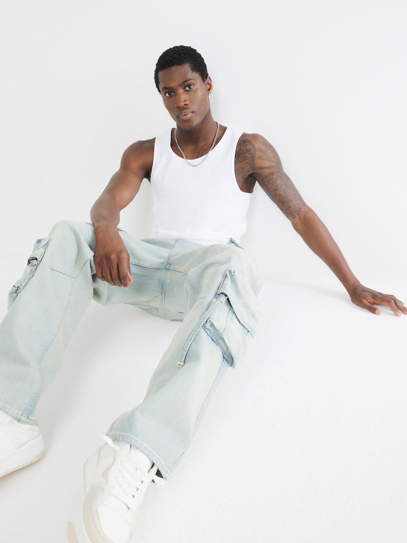 undefined Plain Rib Vest - White