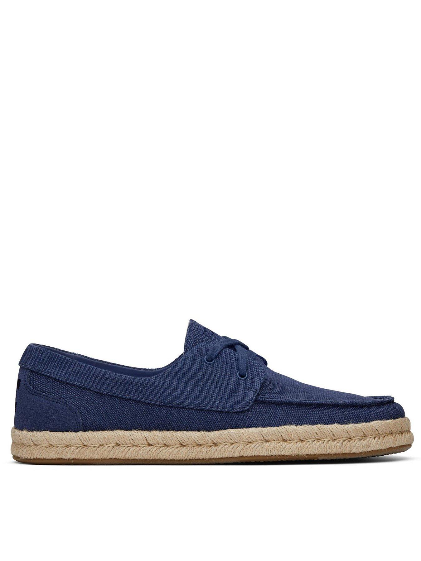 Mens navy toms best sale