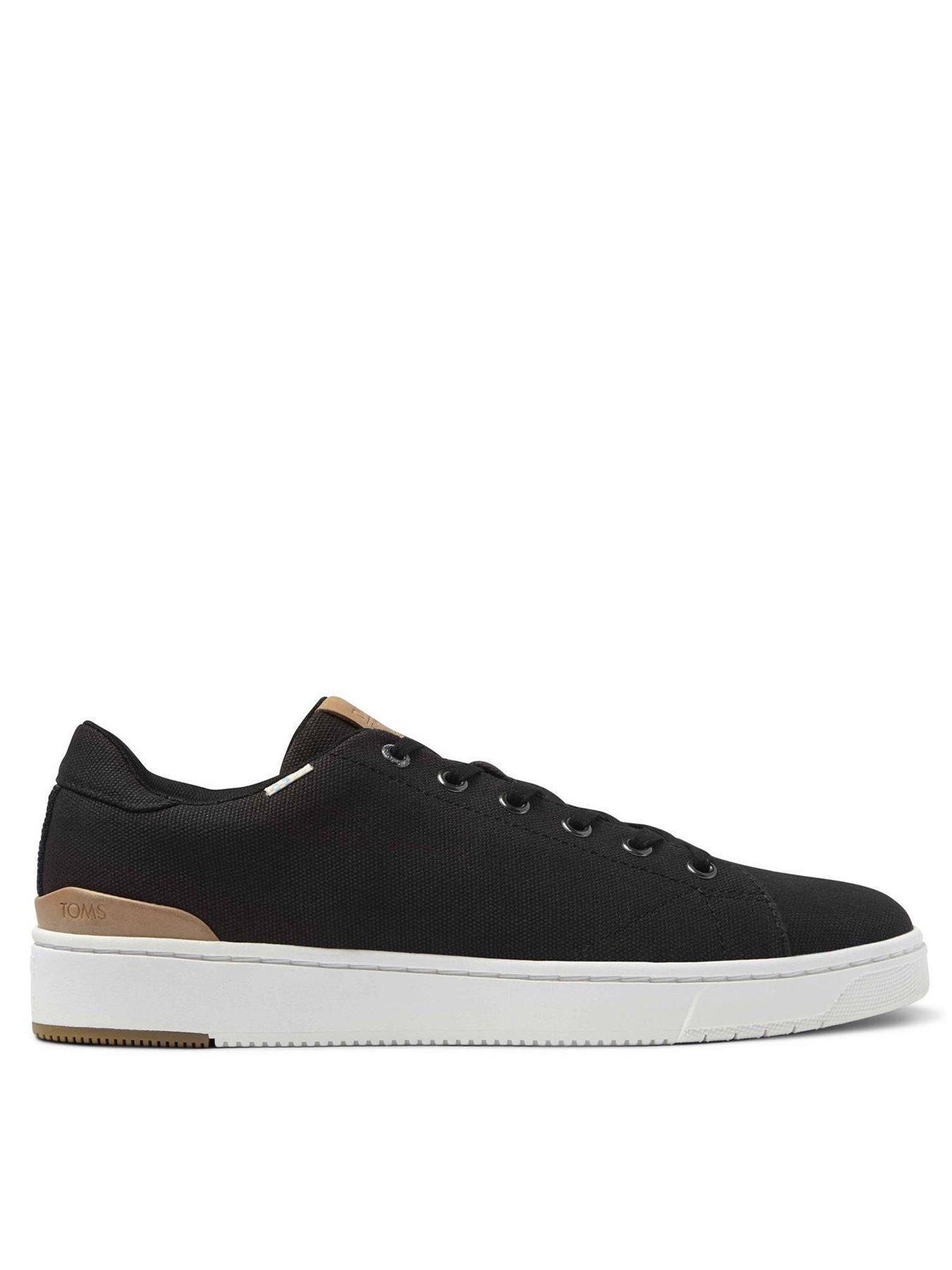 TOMS Men's TRVL LITE 2.0 Casual Low Top Sneakers - Black - Size US 10
