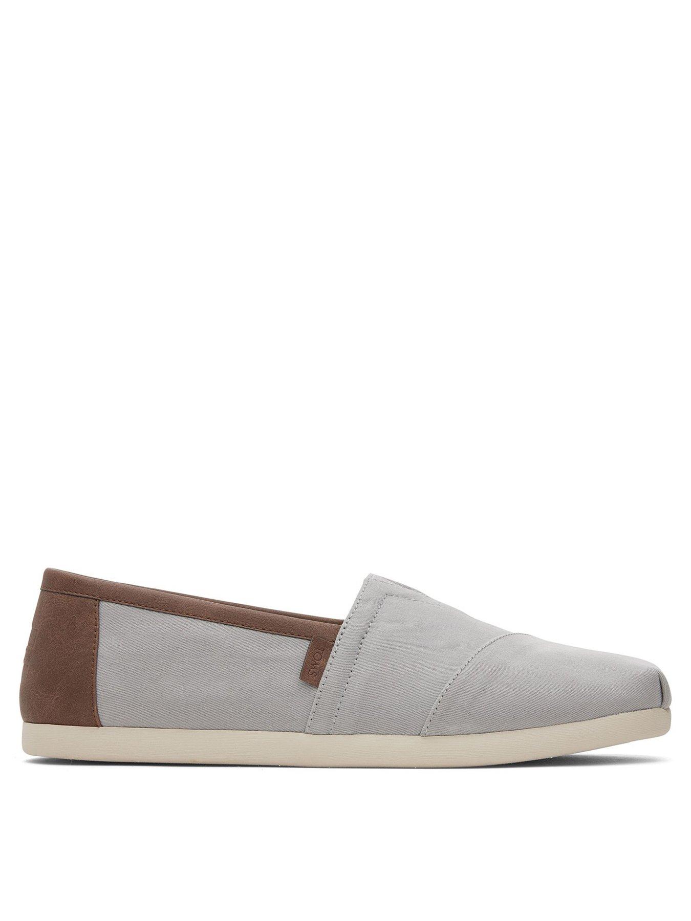 Image 1 of 5 of TOMS Men's Alpargata Slip-On Espadrille - Grey
