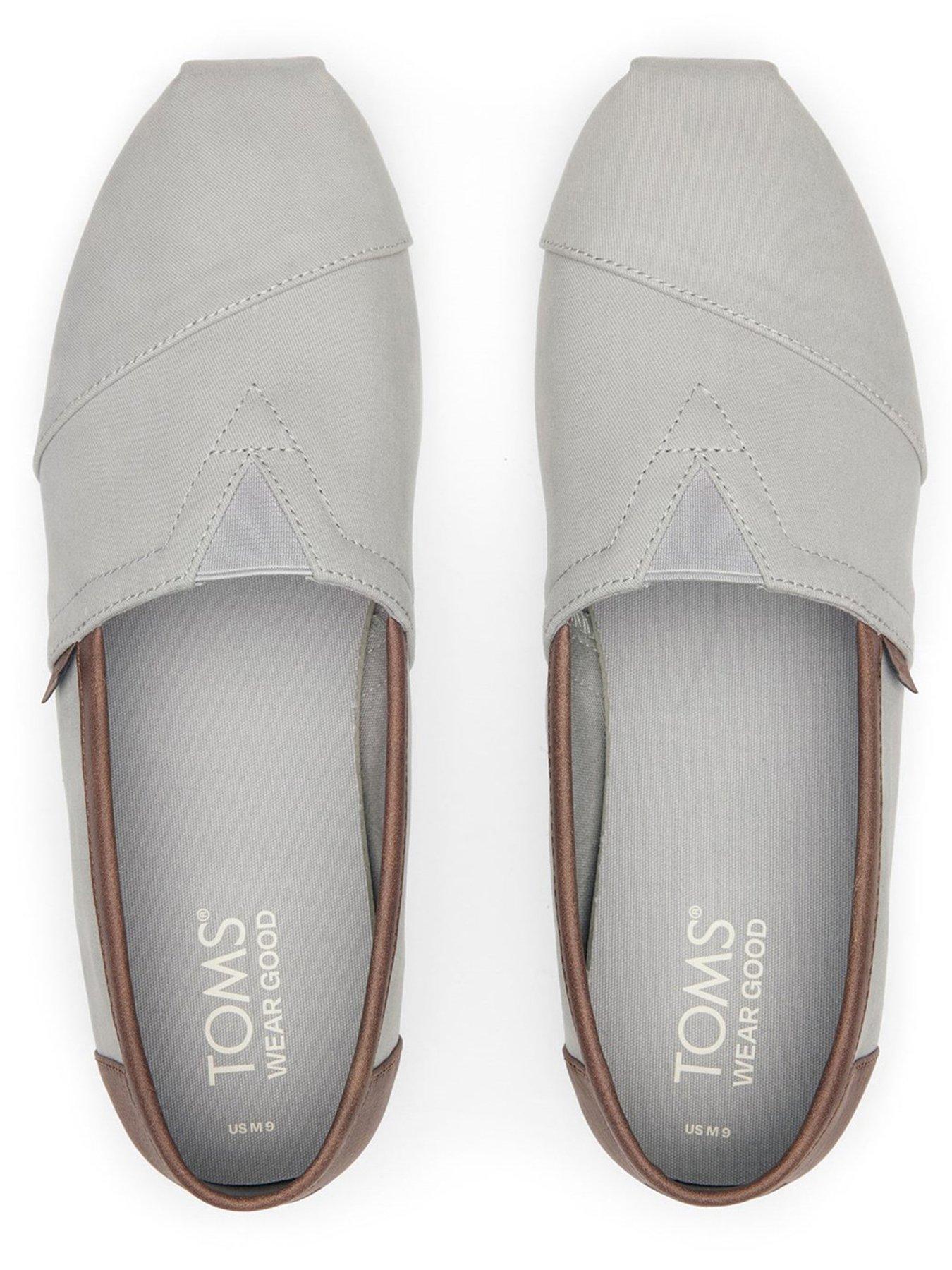 Image 4 of 5 of TOMS Men's Alpargata Slip-On Espadrille - Grey
