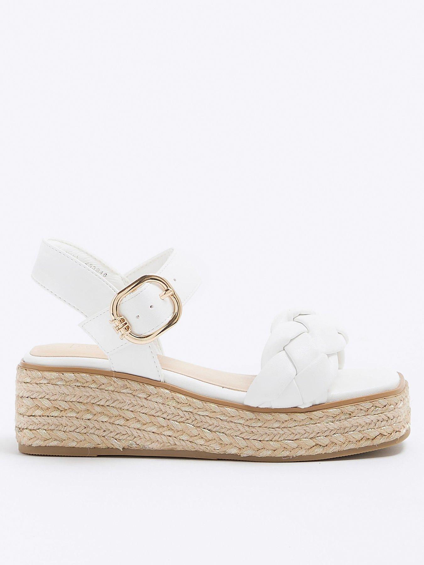 White summer sandals on sale 218