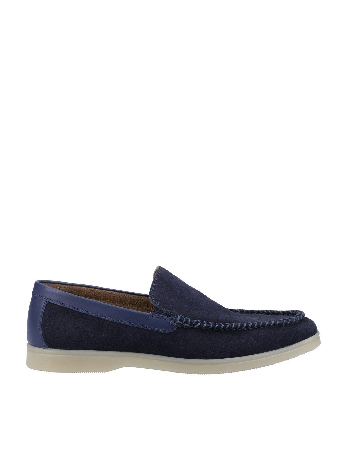 undefined Leon Casual Slip On Shoes - Navy