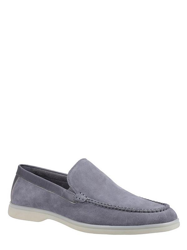 Hush Puppies Leon Casual Slip On Shoes - Grey | Very.co.uk