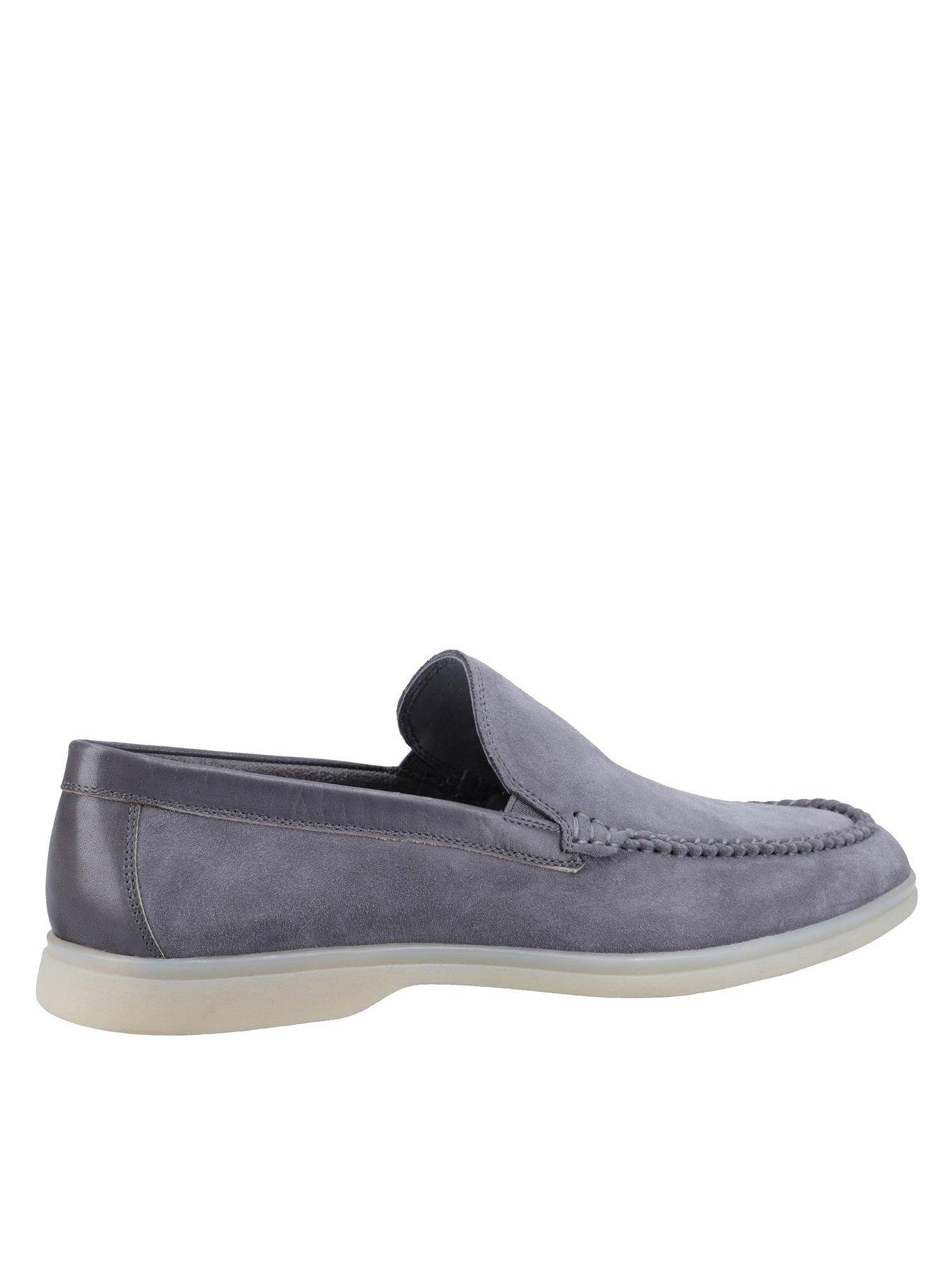 Hush Puppies Leon Casual Slip On Shoes - Grey | Very.co.uk