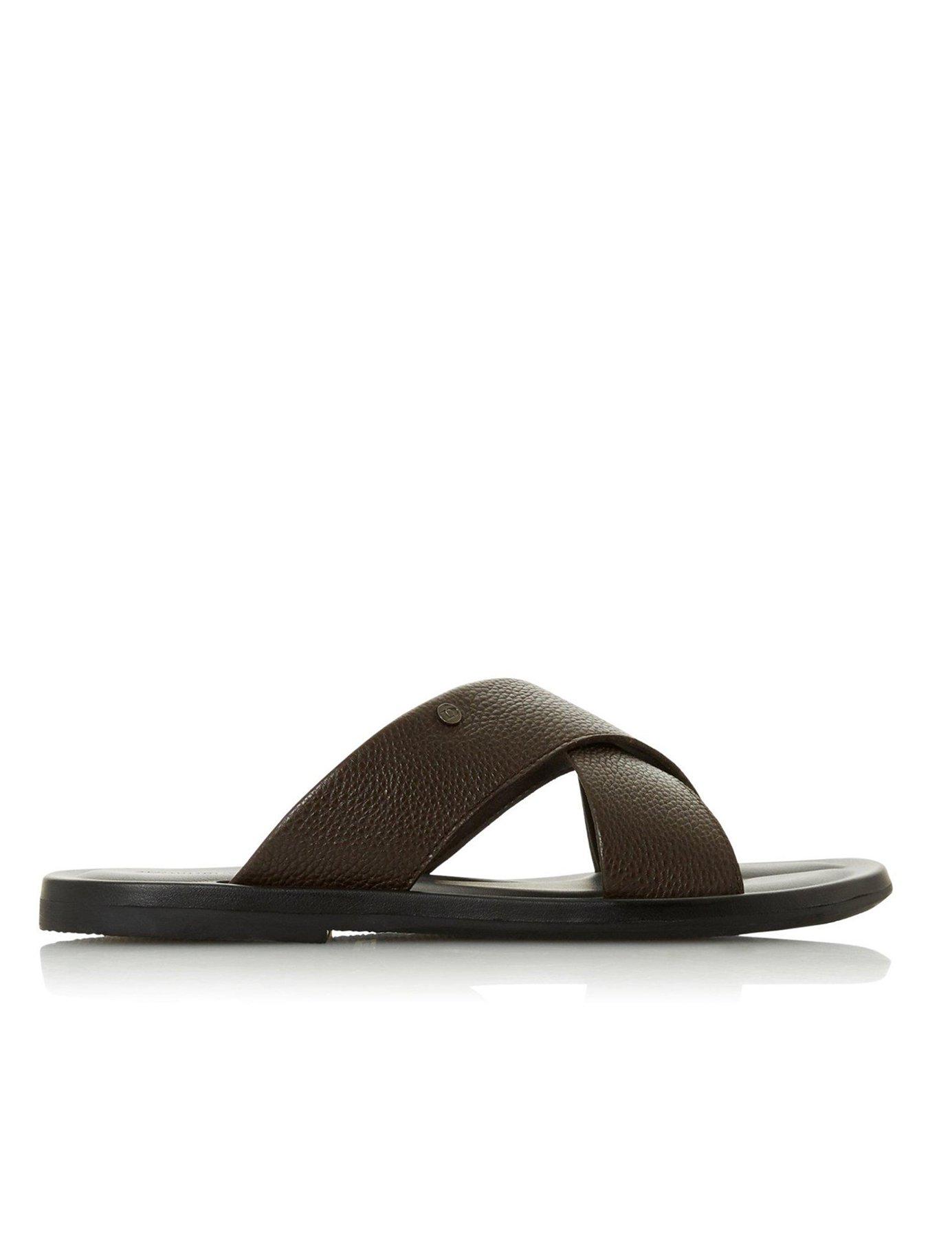 dune-london-franks-sandal-brown