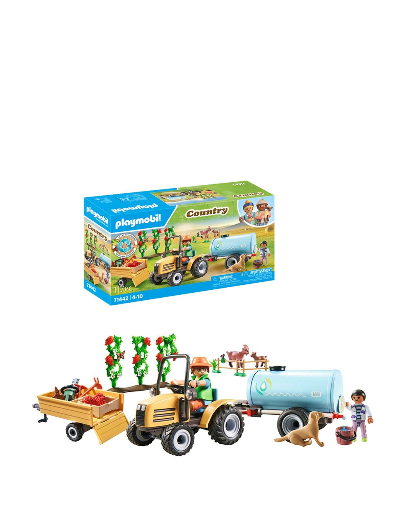 Playmobil Playmobil 71442 Tractor With Trailer With Water Tank