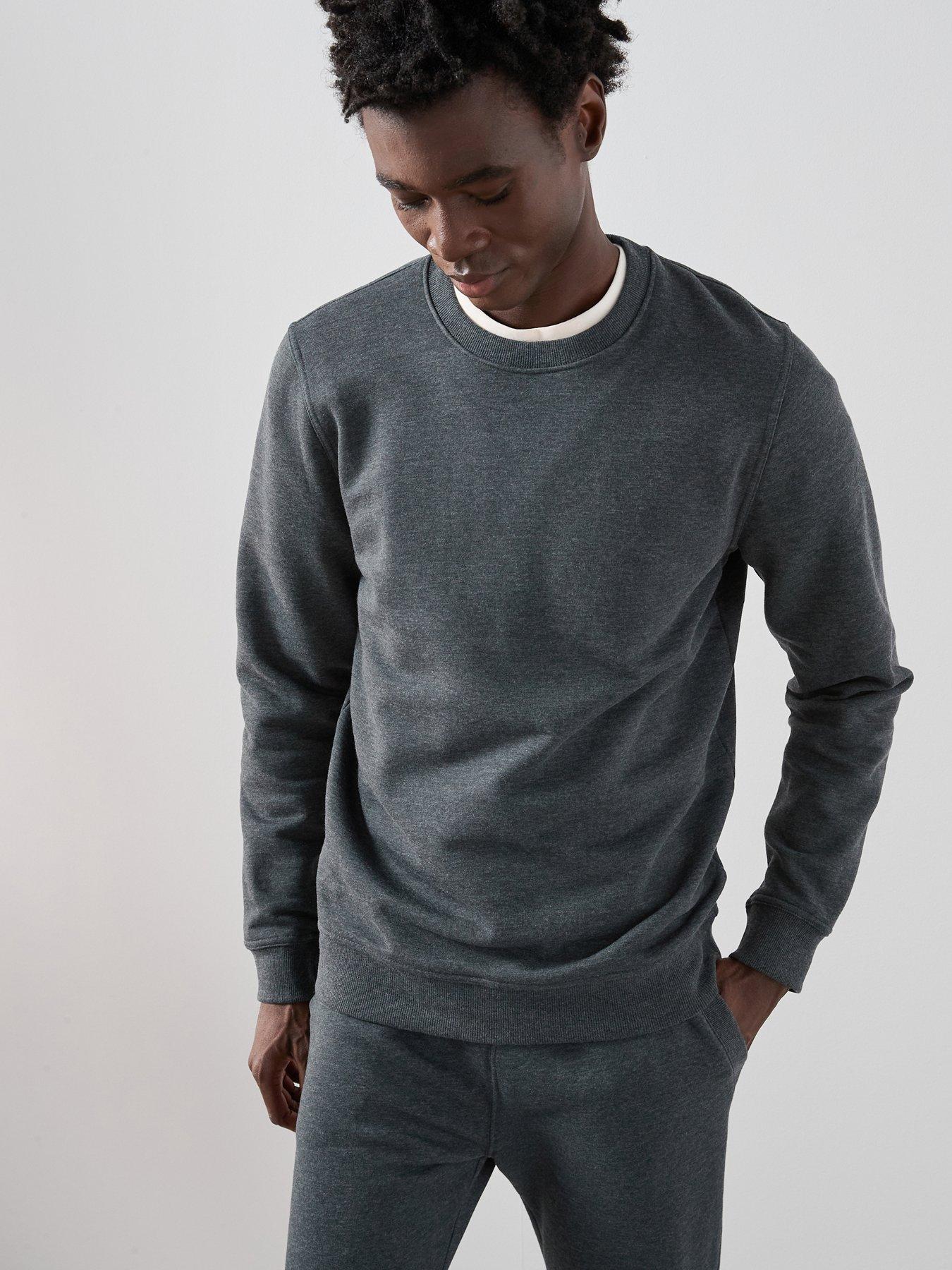 The Very Collection Crew Neck Sweatshirt - Charcoal
