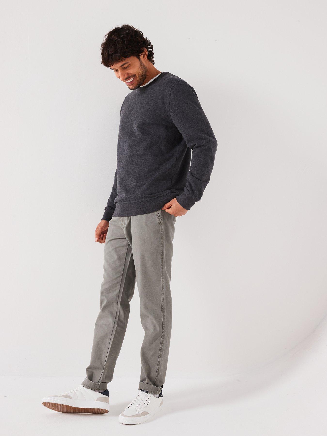Image 3 of 6 of Very Man Crew Neck Sweatshirt - Charcoal