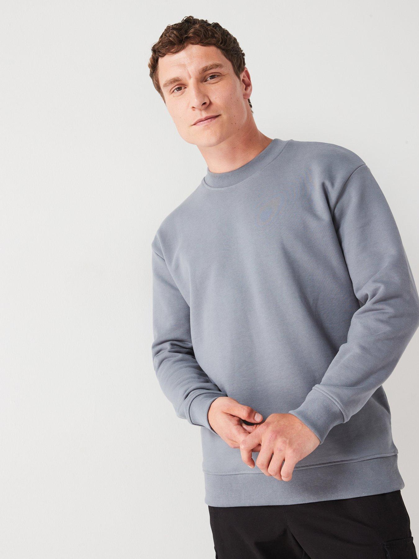 Very Man Heavyweight Crew Neck Sweat Grey